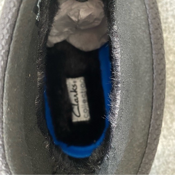 Men’s Clarks Grove Zip II Black Leather - Picture 10 of 11